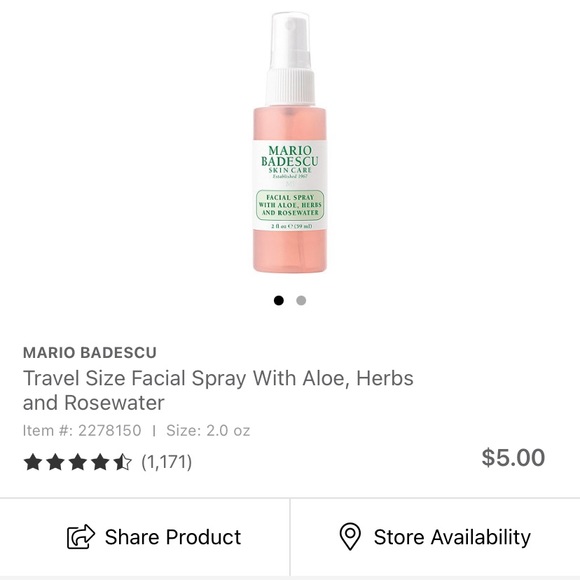 NWT Mario Badescu Cleanser, Mist, & Bag Bundle Set - Picture 10 of 13